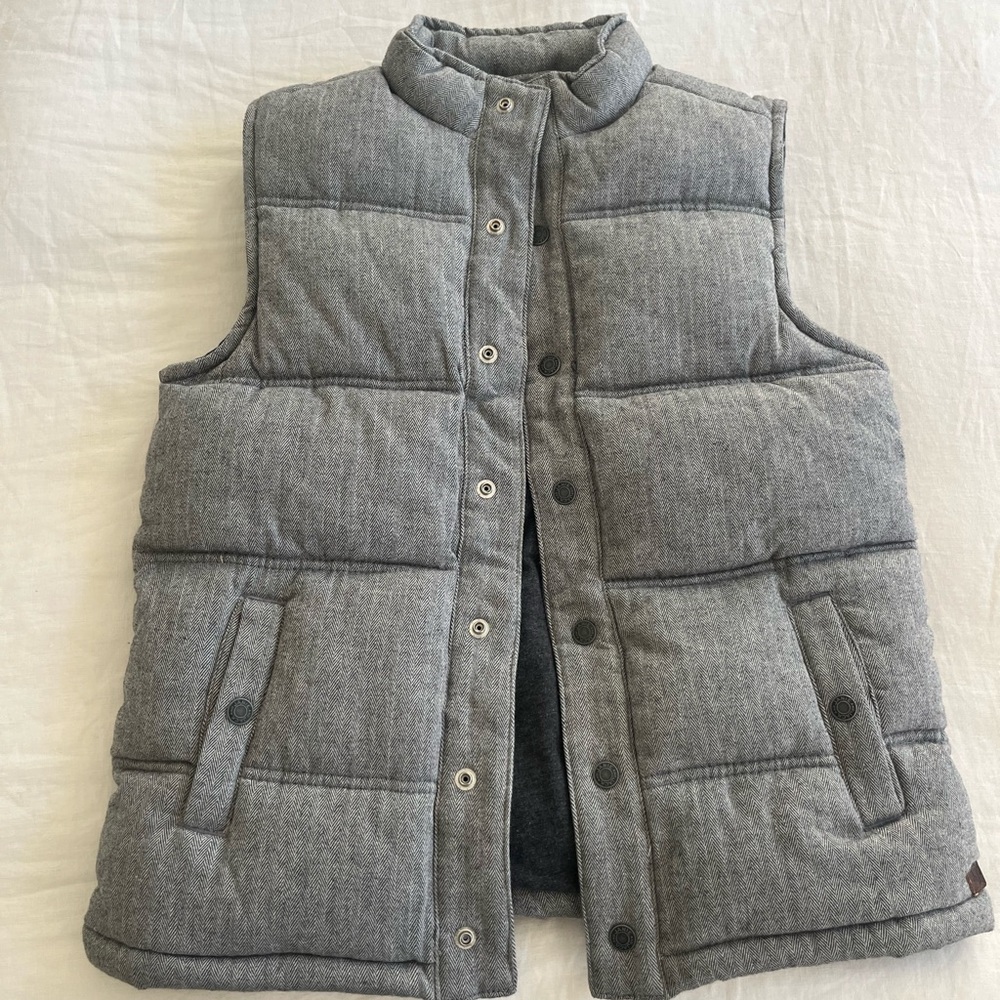 Janie and Jack Gray Quilted Vest
